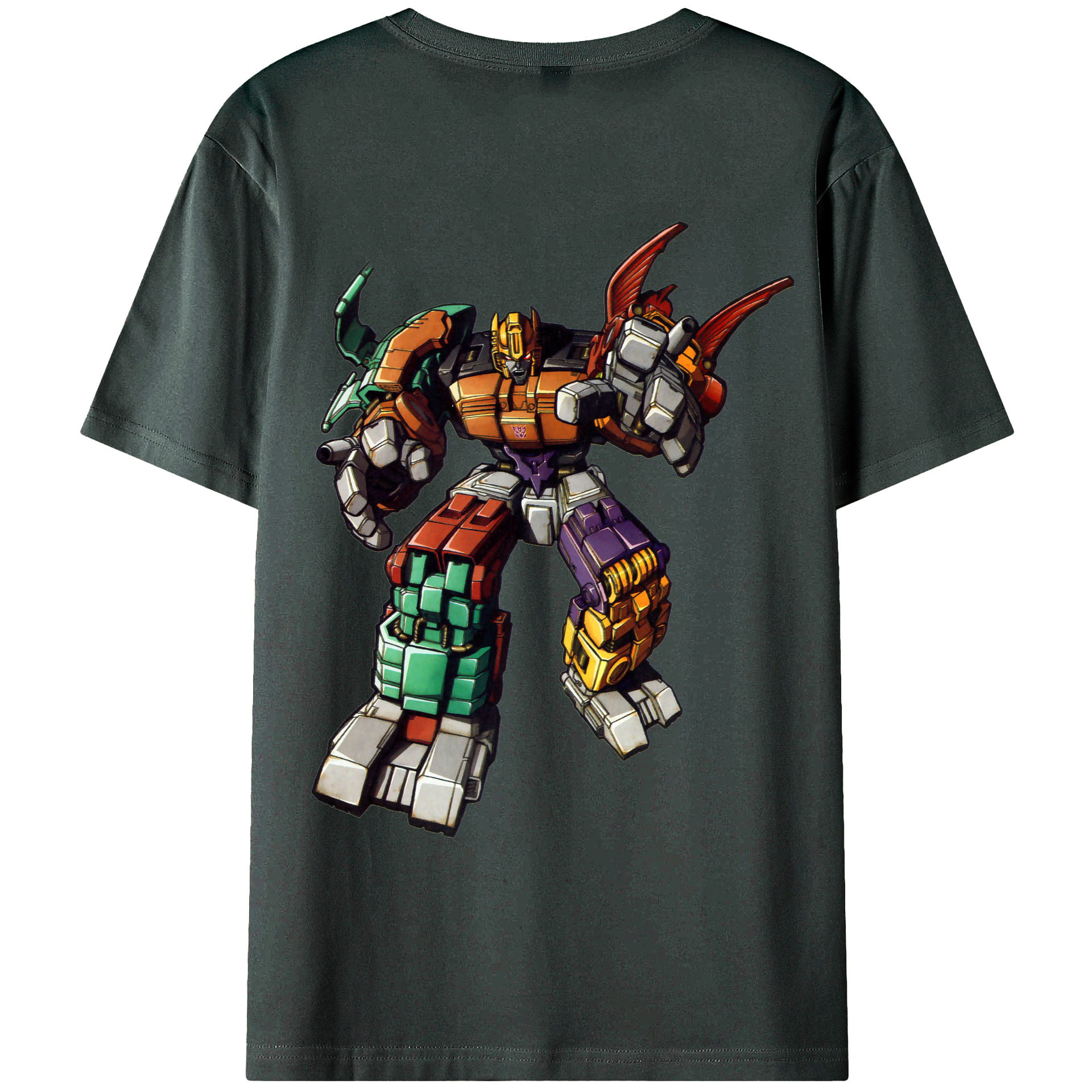 （画像用）  綿100％ メンズ半袖Tシャツ（バックプリント） 通気性